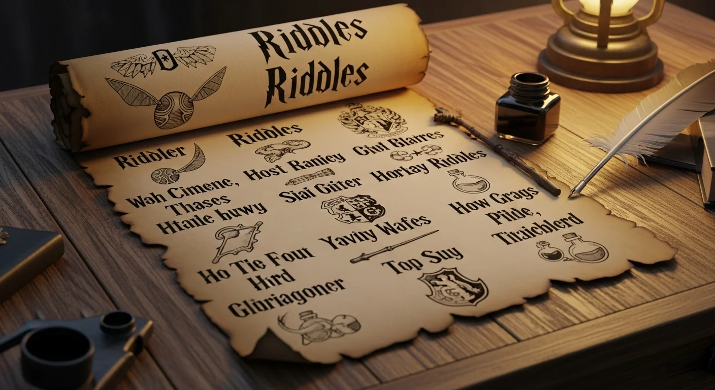Classic Harry Potter Riddles