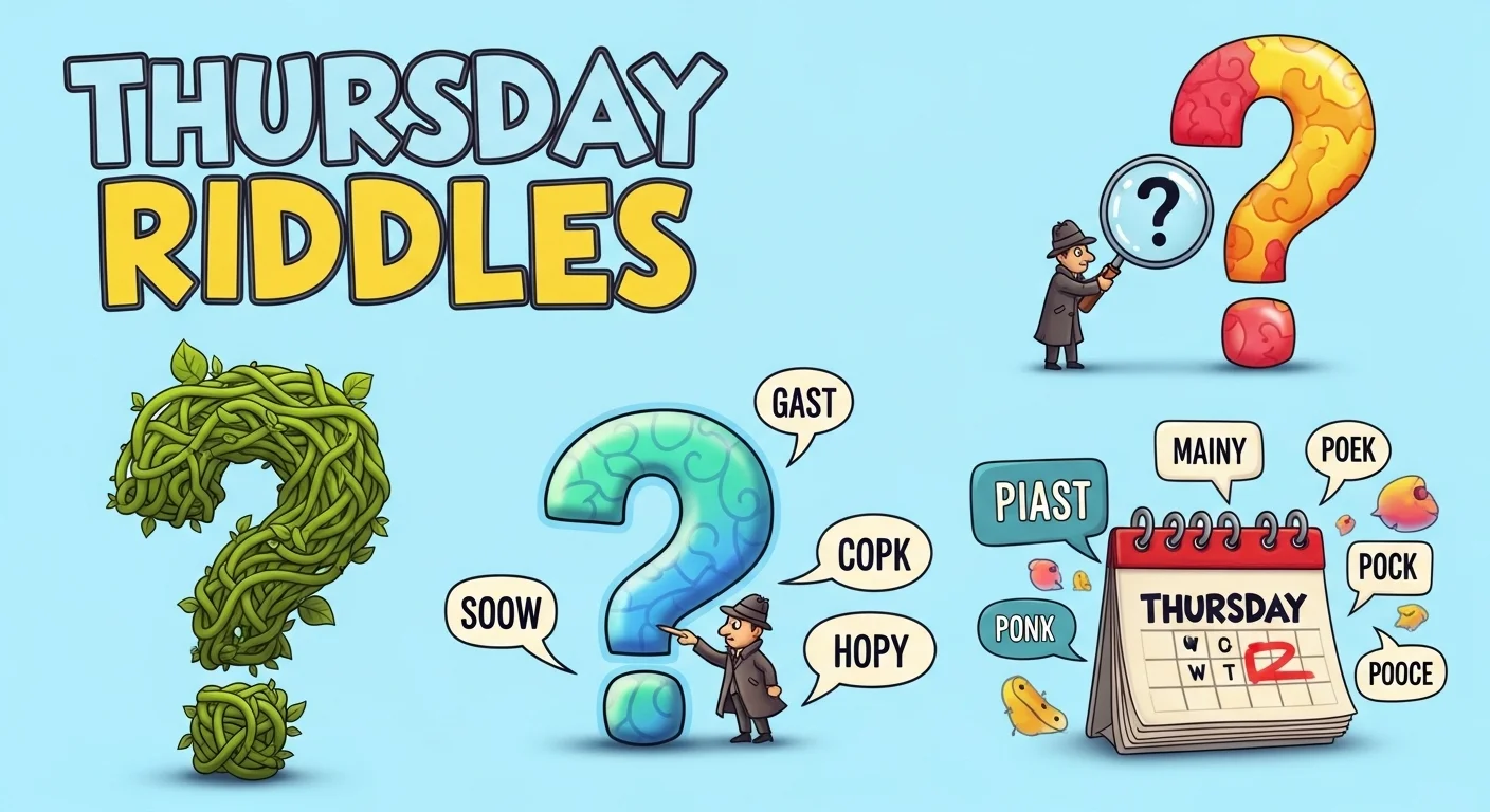 Classic Thursday Riddles