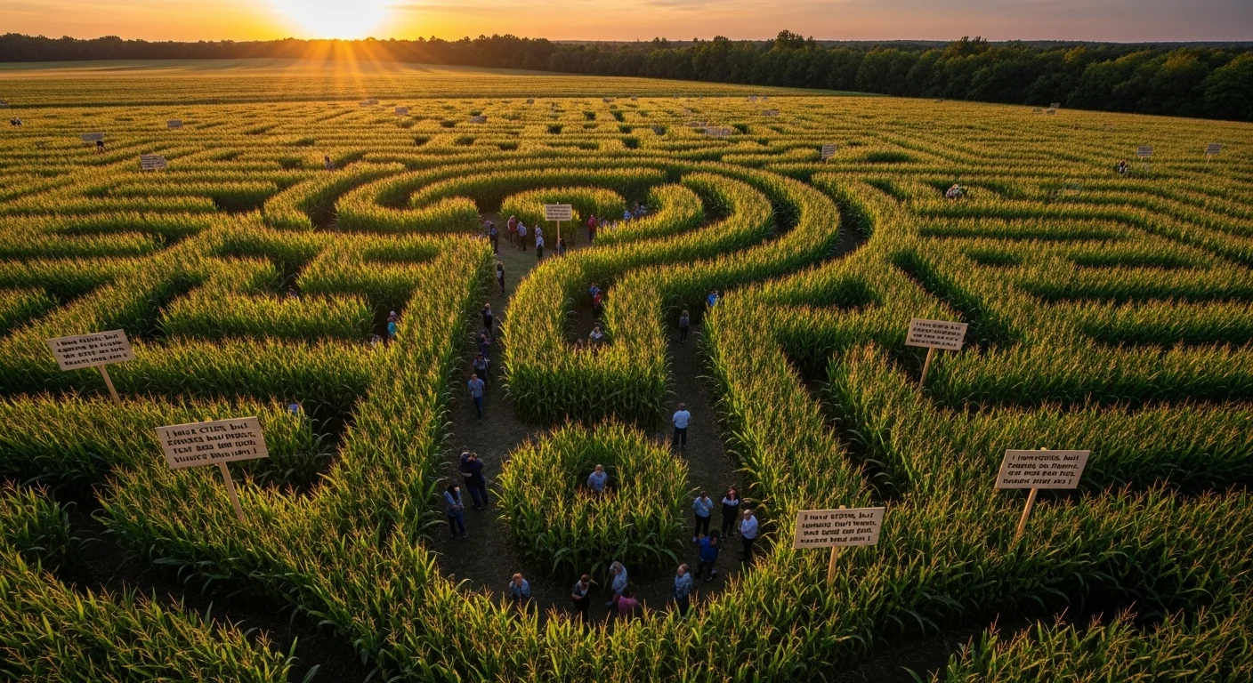 corn maze riddles