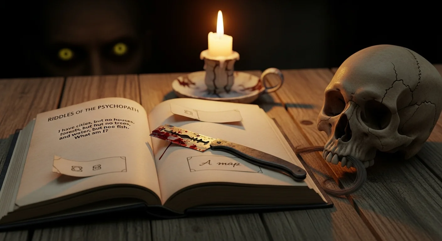 creepy psychopath riddles with answers