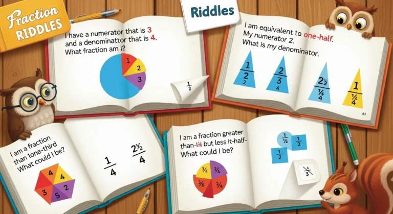 fraction riddles with answers