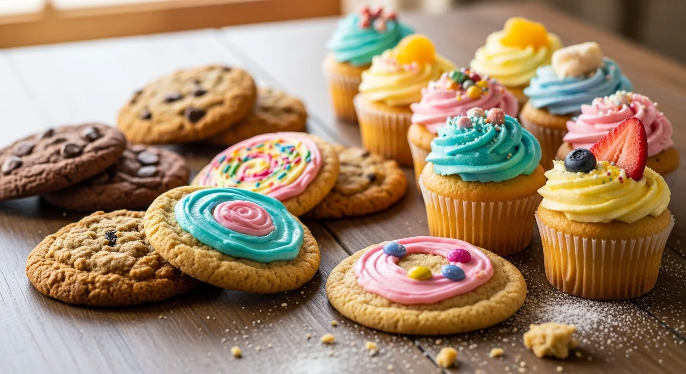Cookies, Cupcakes,