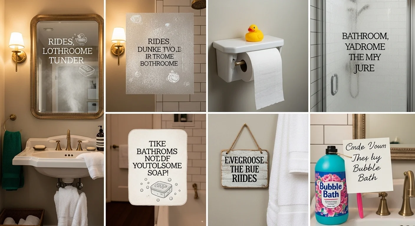 Bathroom Riddles with Answers