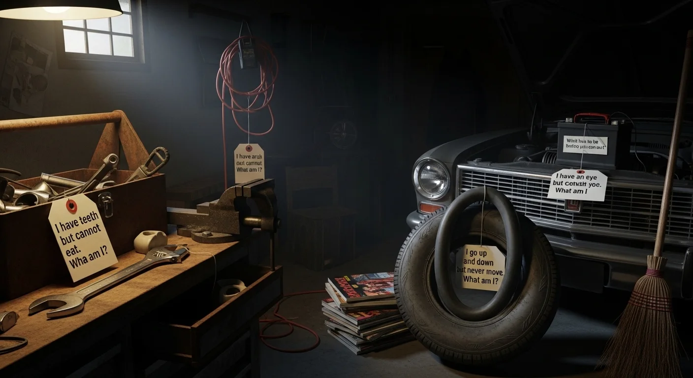 Car & Tool Garage Riddles