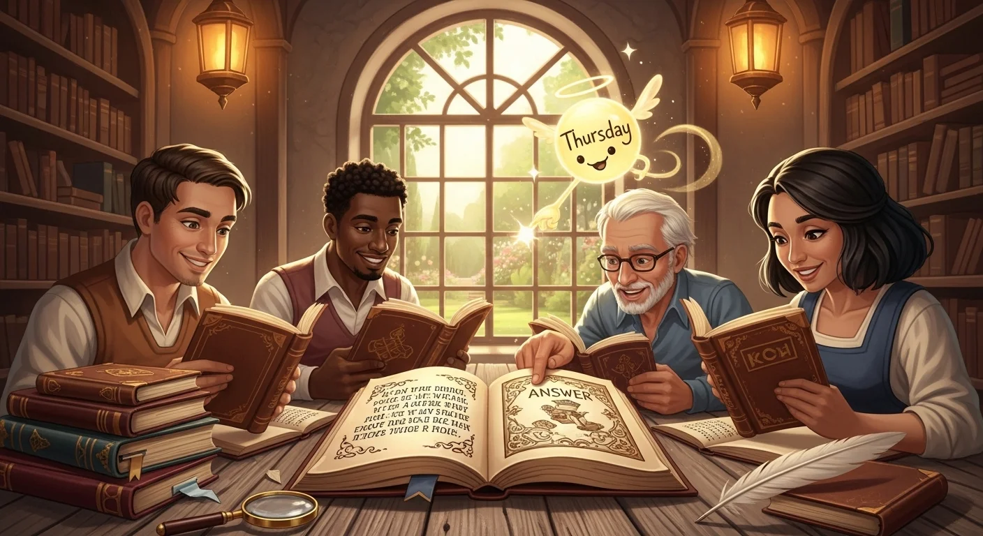 Celebration and Social Thursday Riddles