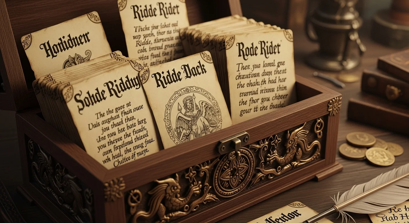 Clever Wordplay Card Riddles