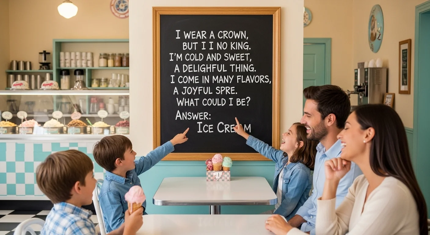 Clever Wordplay Ice Cream Riddles