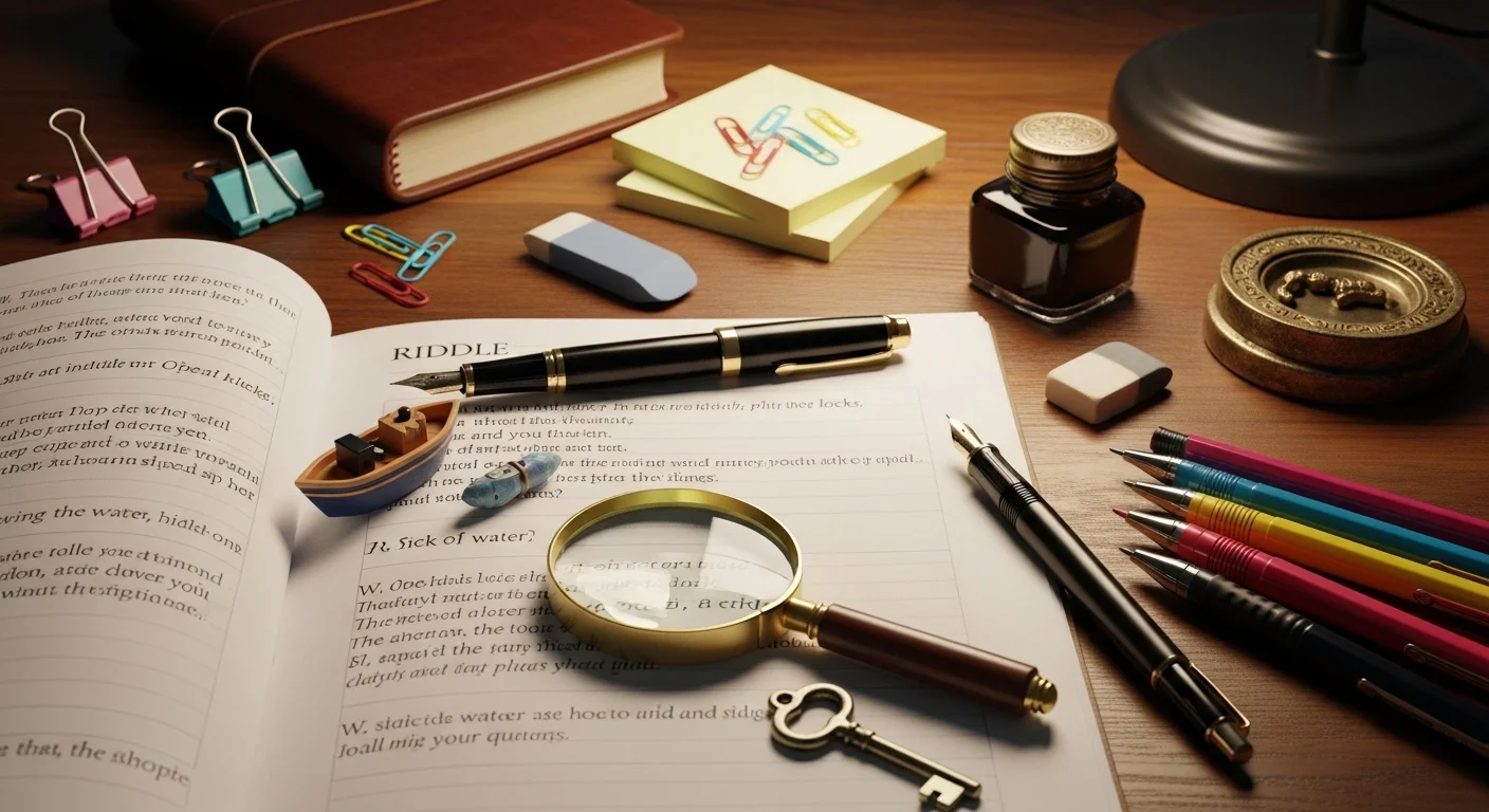 Clever Wordplay Stationery Riddles