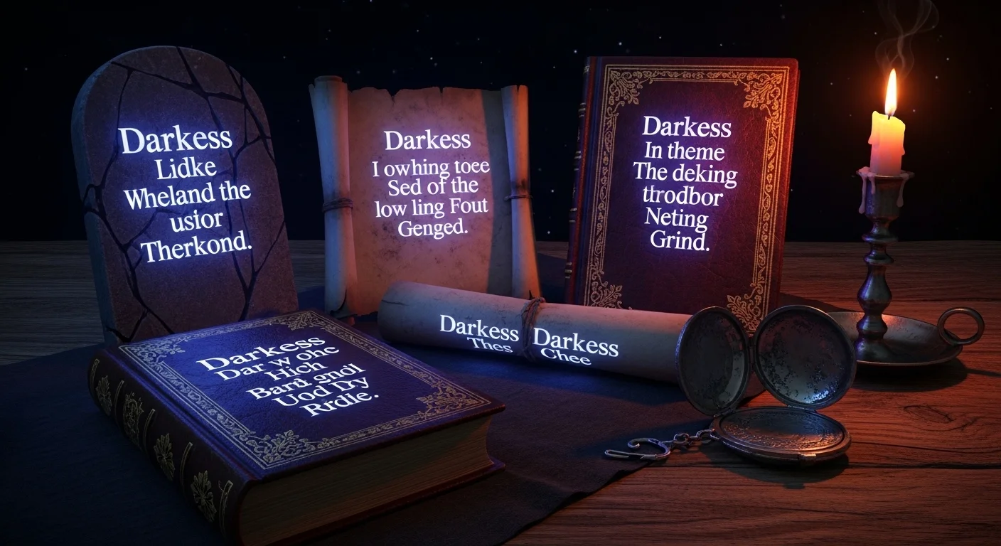 Creative and Fun Darkness Riddles
