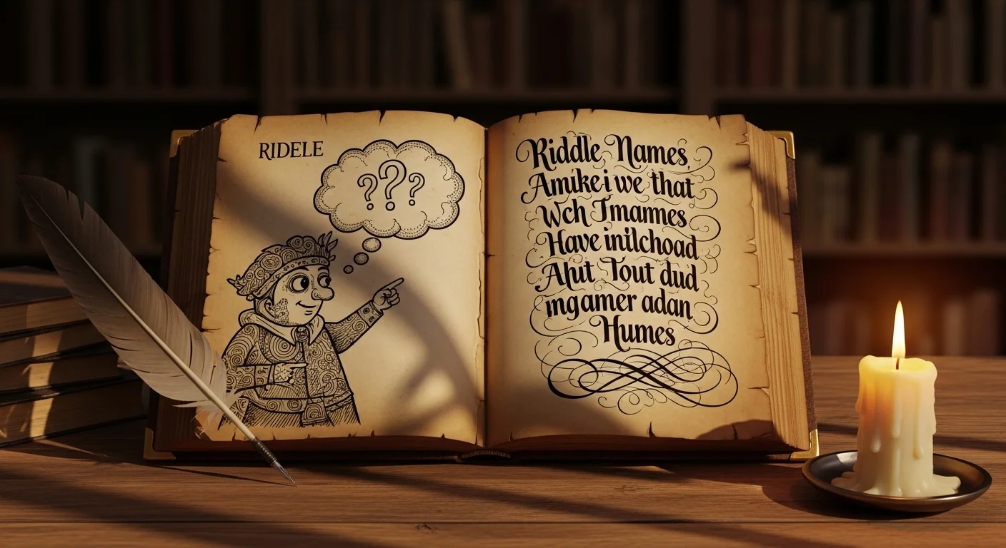 Detective & Mystery Name Riddles