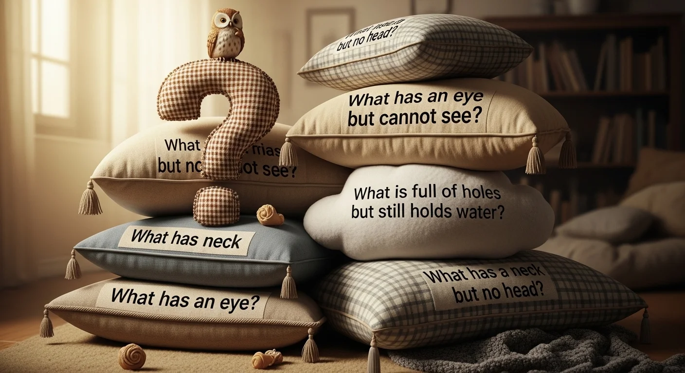 Educational & Clever Pillow Riddles