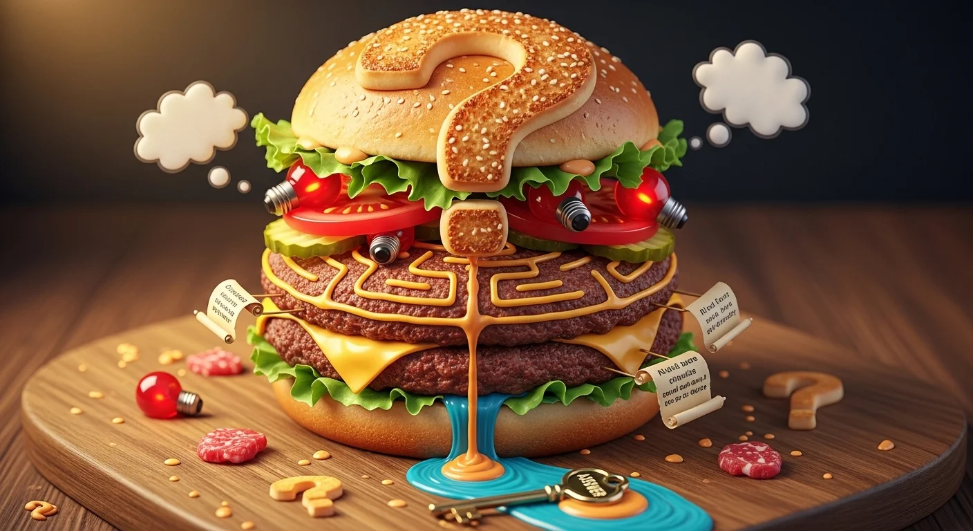 Fast Food Fun Burger Riddles