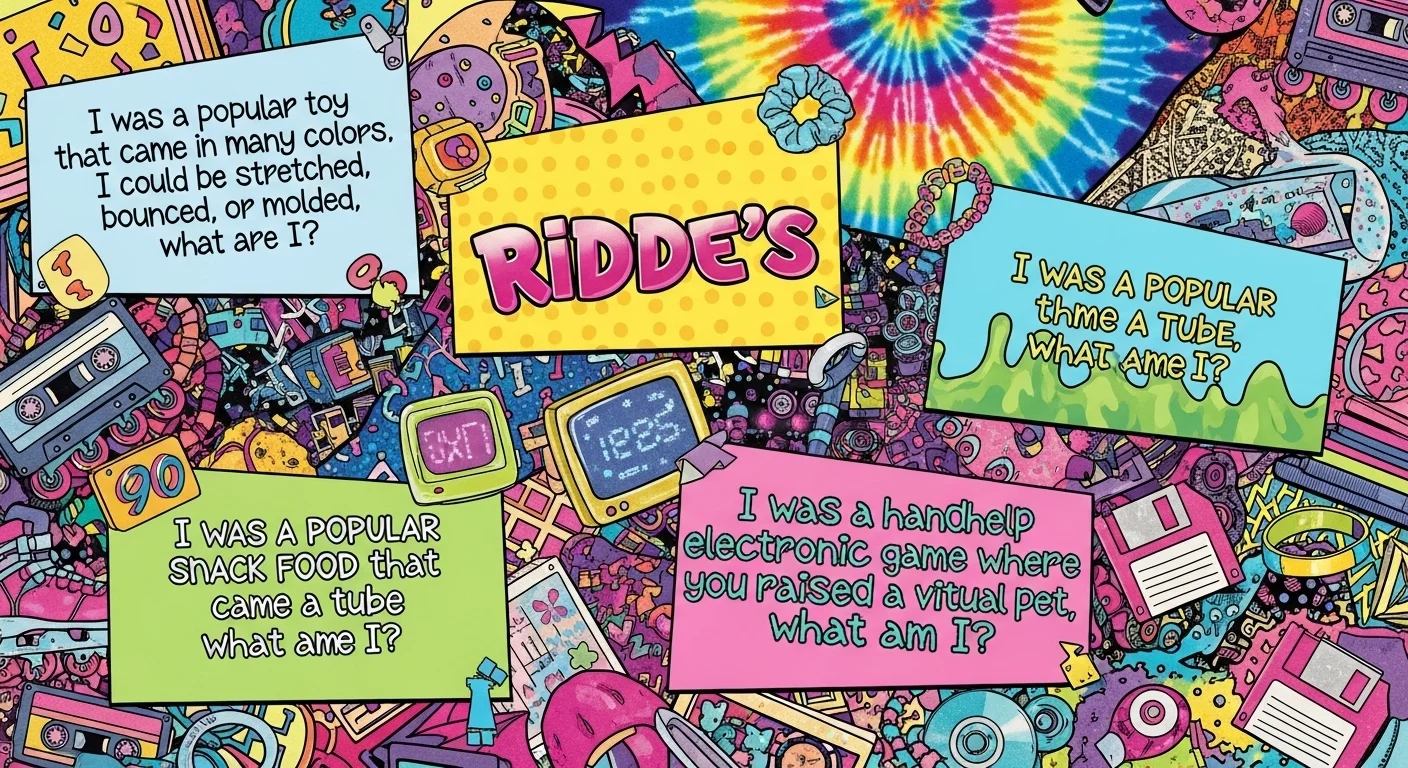 Fun 90s Party Riddles