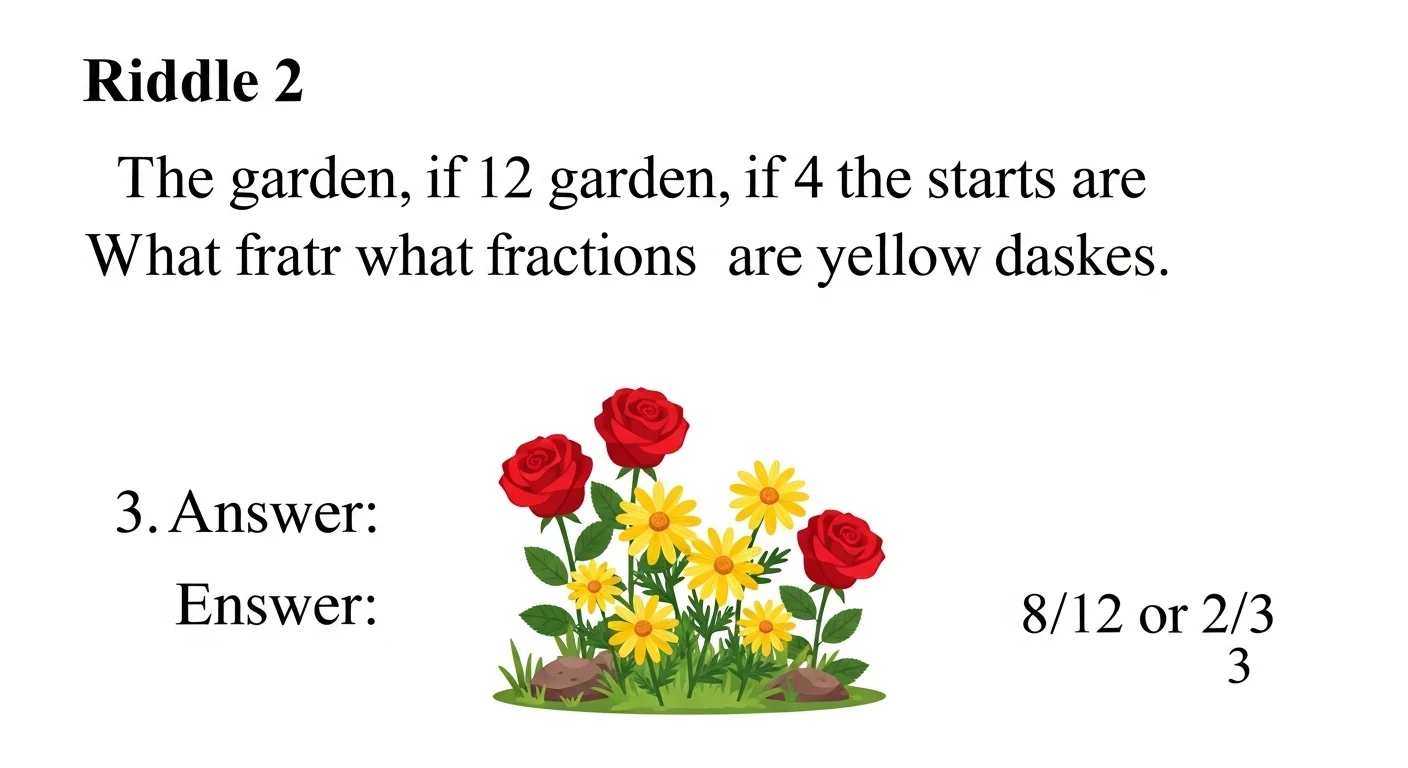 Fun Fraction Riddles for Games
