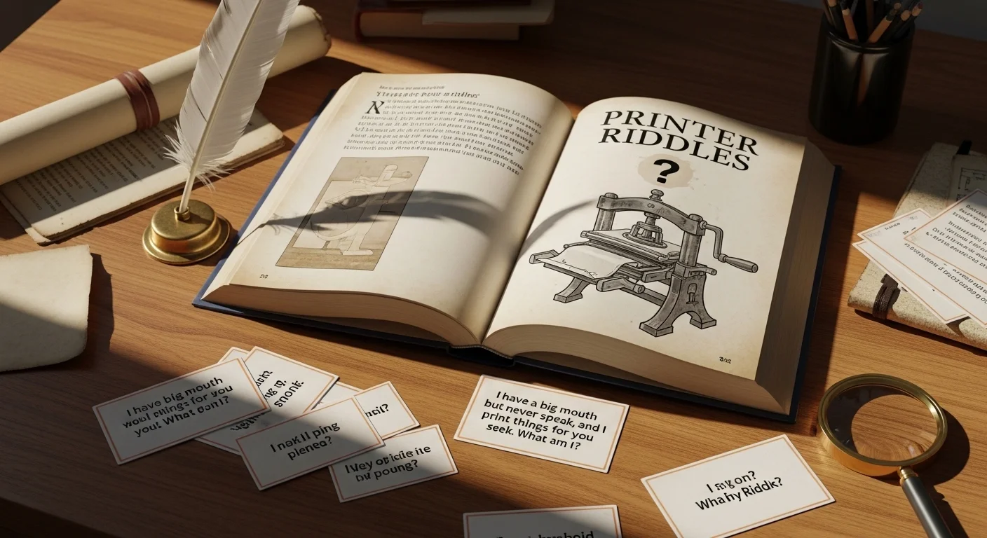 Fun & Playful Printer Riddles