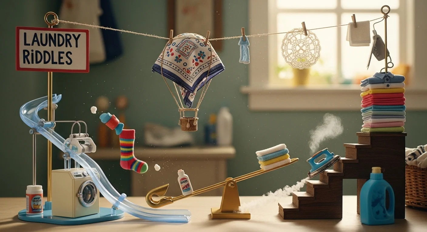 Logic and Observation Laundry Riddles