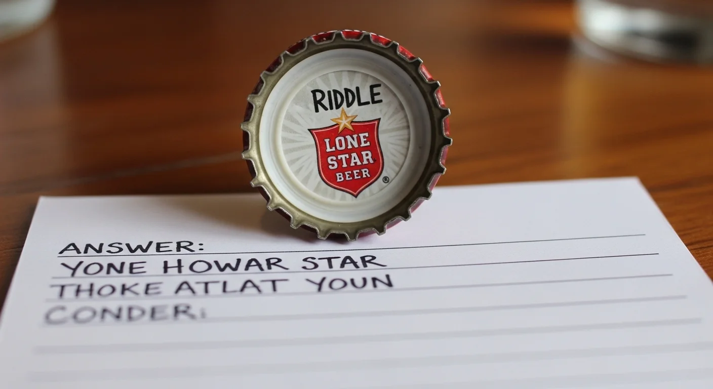 Lone Star bottle cap answers pdf