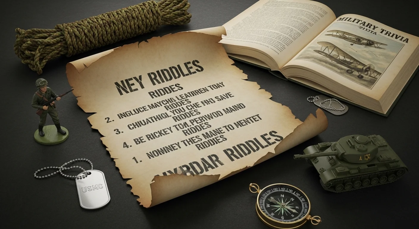 Military riddles with answers