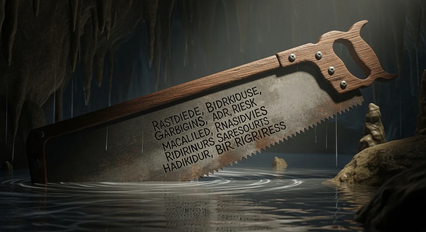 Saw riddles with answers