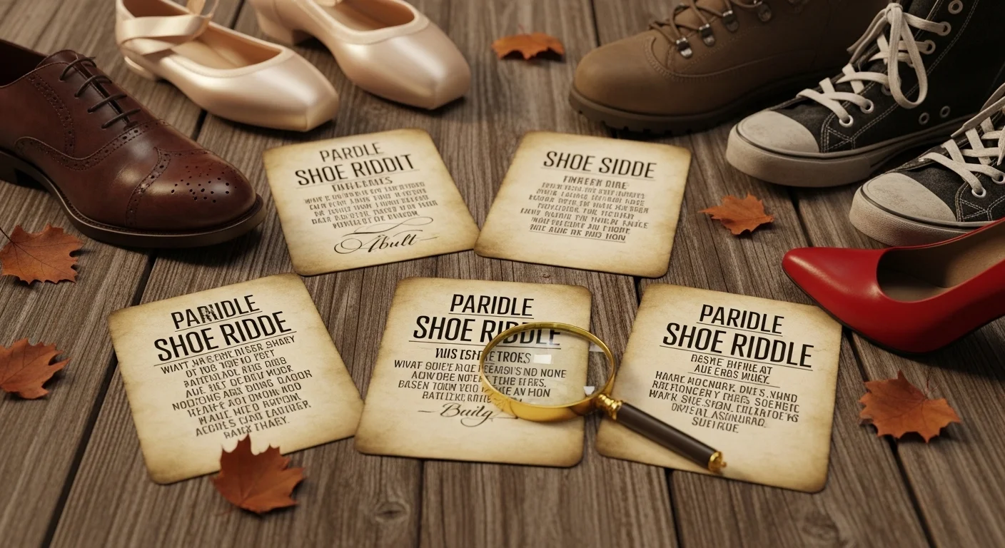 Shoe riddles for adults with answers
