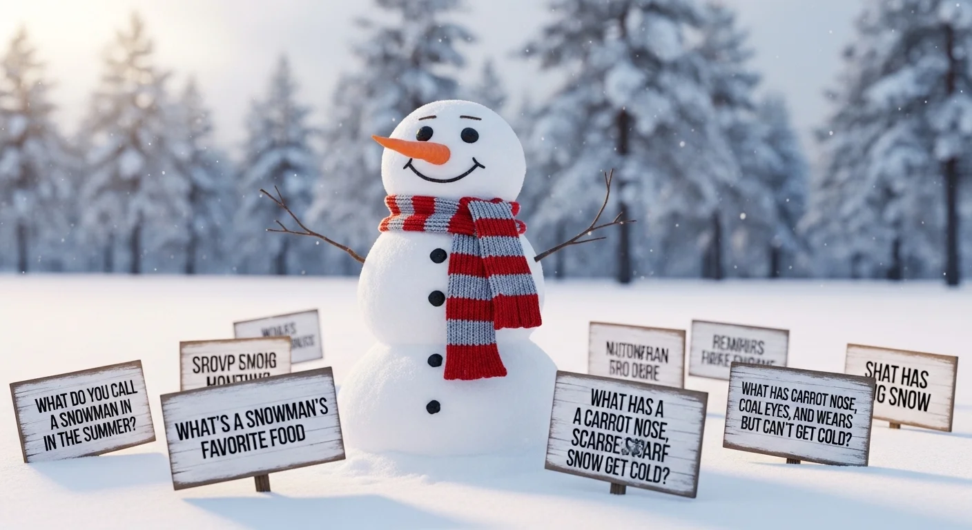 Snowman riddles for adults