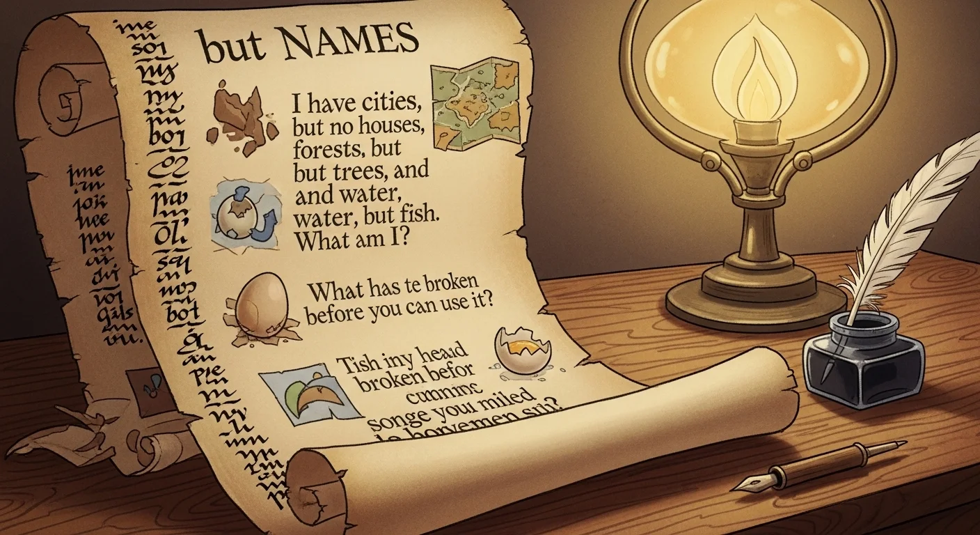 Tricky riddles about names