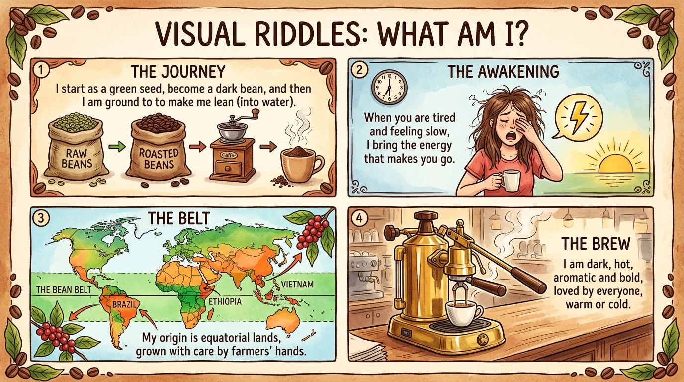 Riddles for coffee with answers