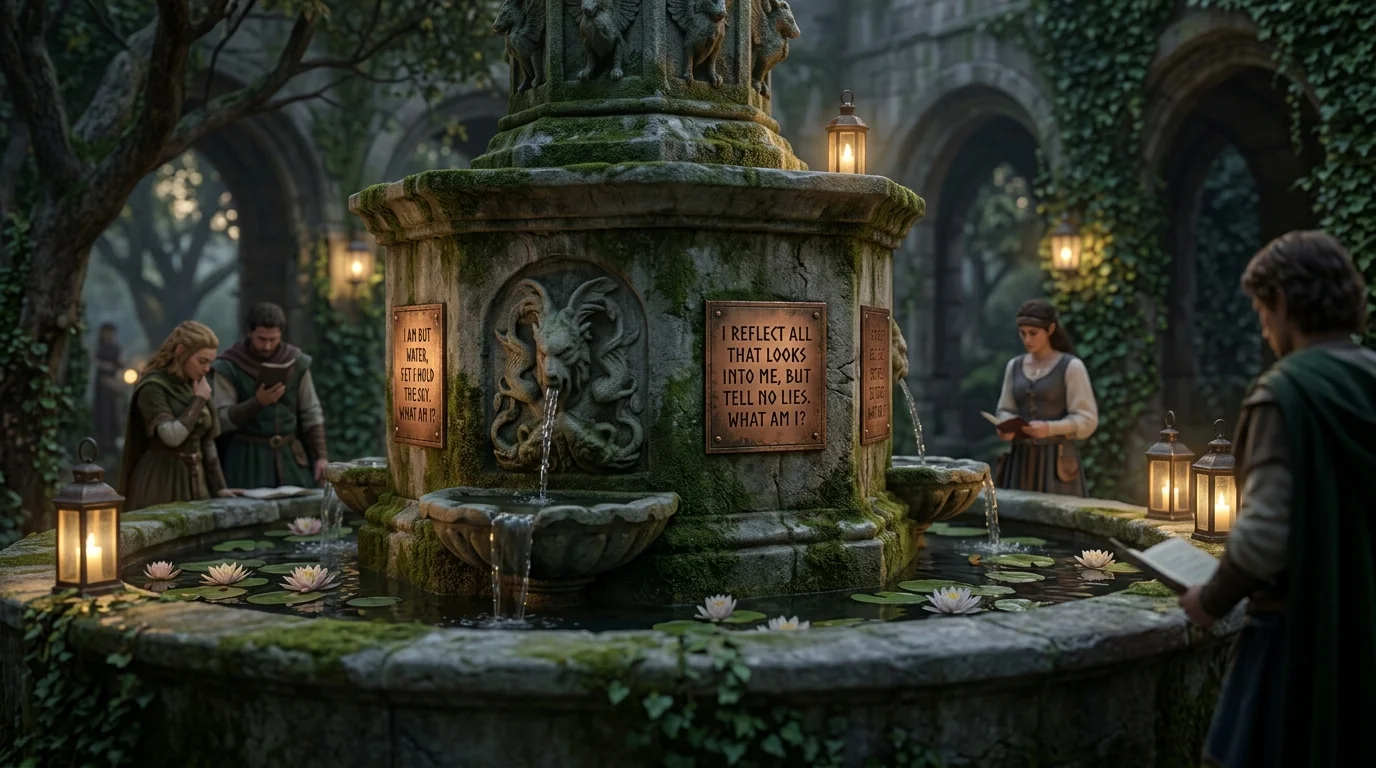 Water fountain riddles