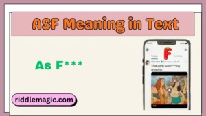 ASF Meaning in Text
