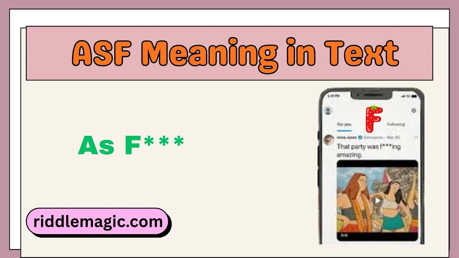 ASF Meaning in Text