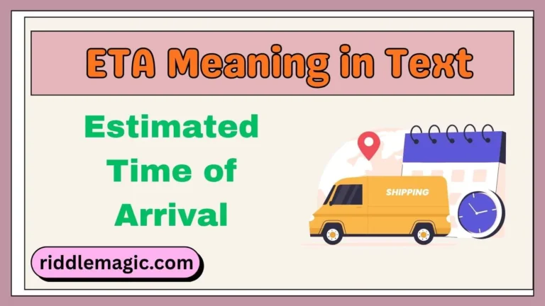 ETA Meaning in Text