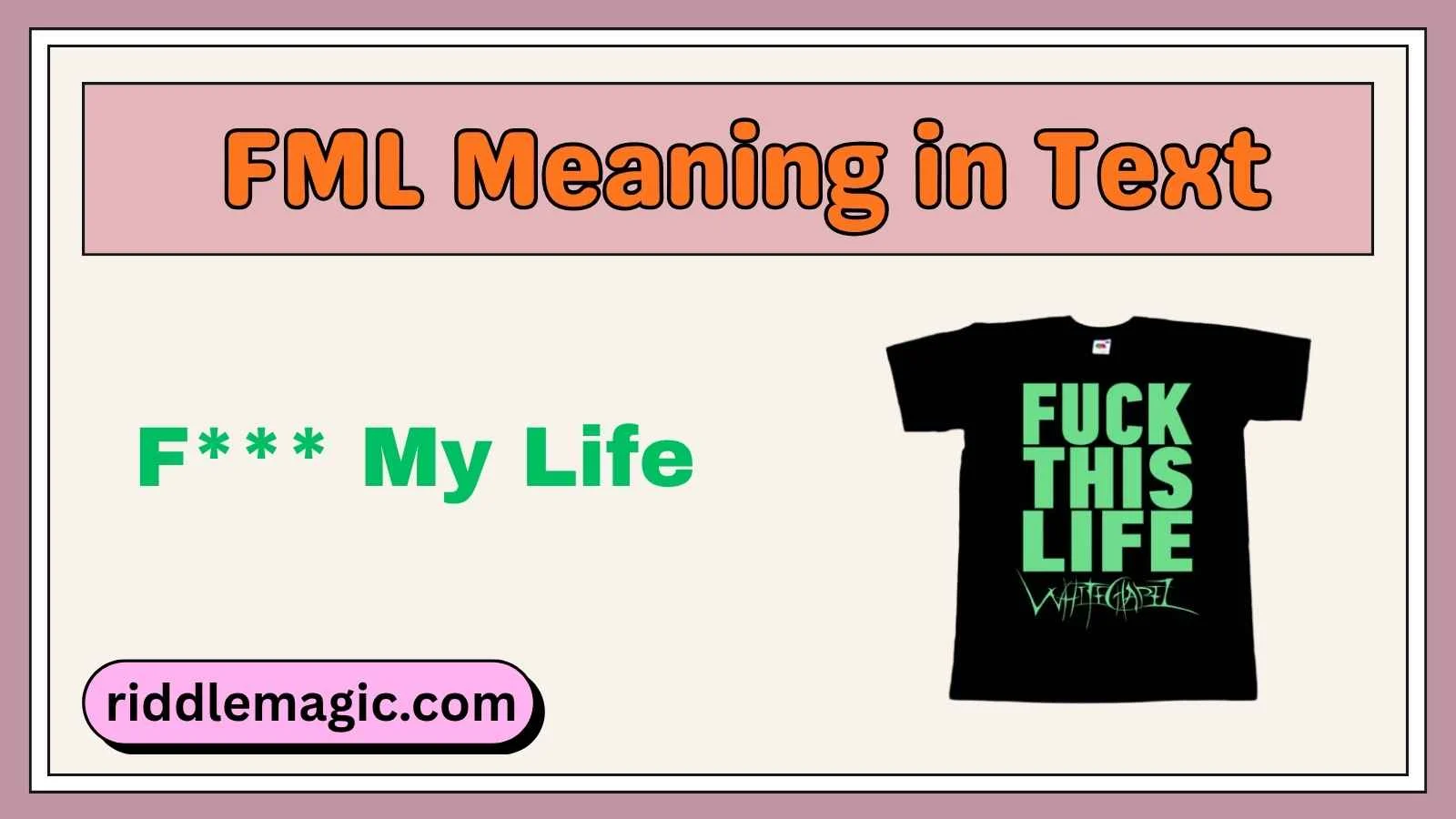 FML Meaning in Text