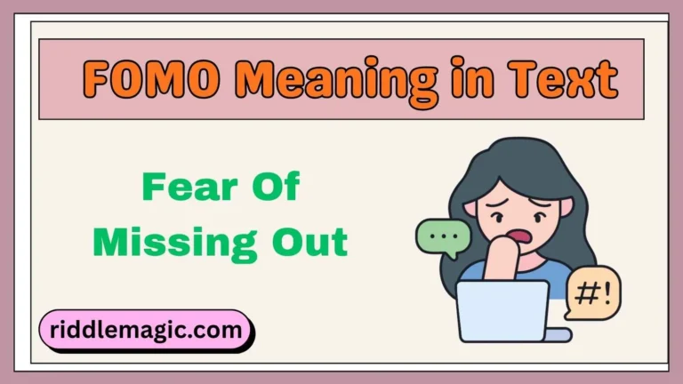 FOMO Meaning in Text