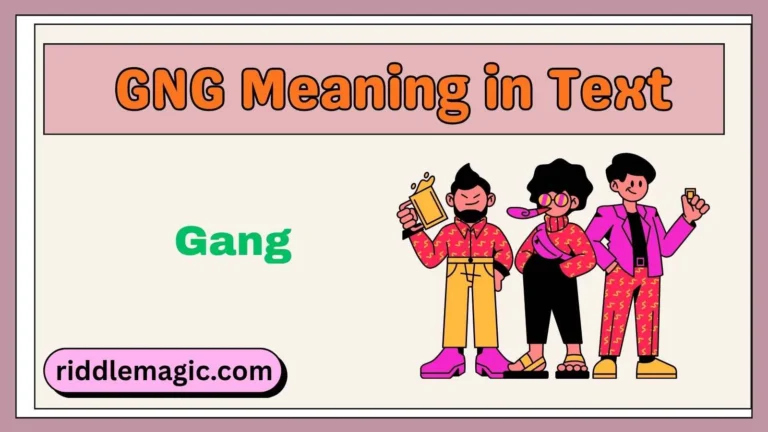 GNG Meaning in Text