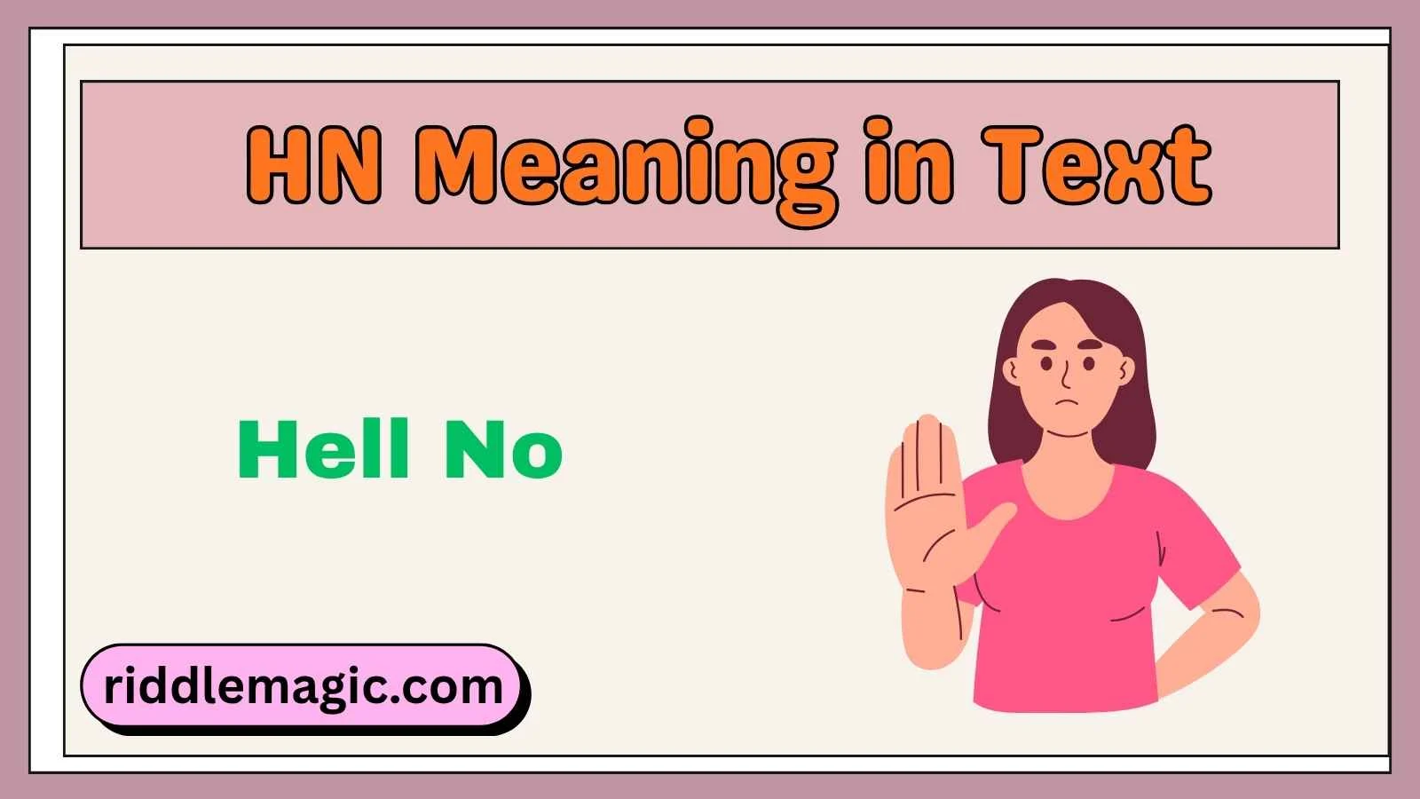 HN Meaning in Text