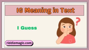 IG Meaning in Text