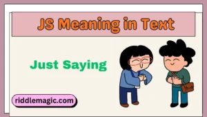 JS Meaning in Text