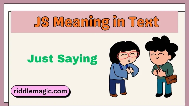 JS Meaning in Text