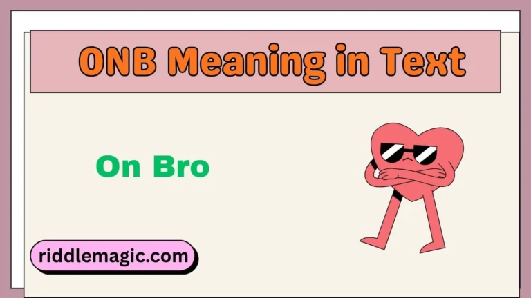 ONB Meaning in Text