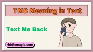 TMB Meaning in Text