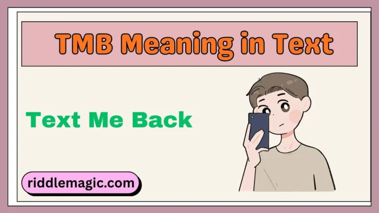 TMB Meaning in Text