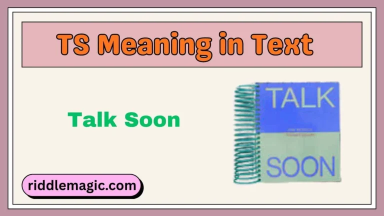 TS Meaning in Text