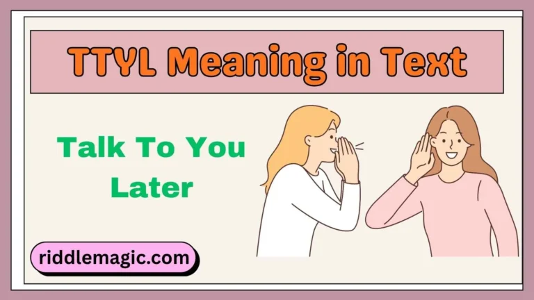 TTYL Meaning in Text