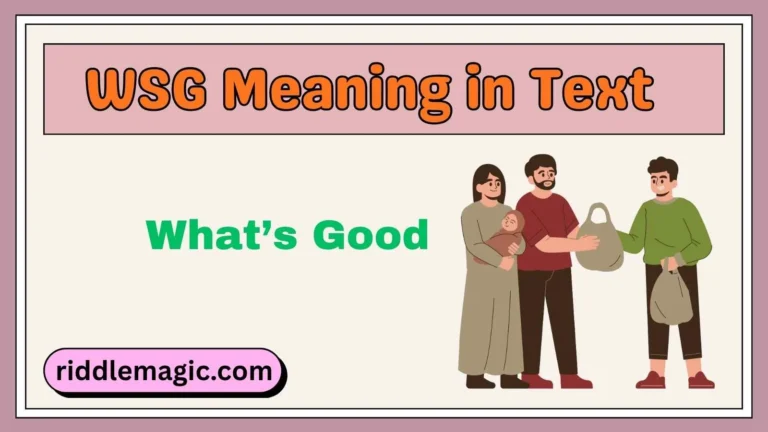 WSG Meaning in Text
