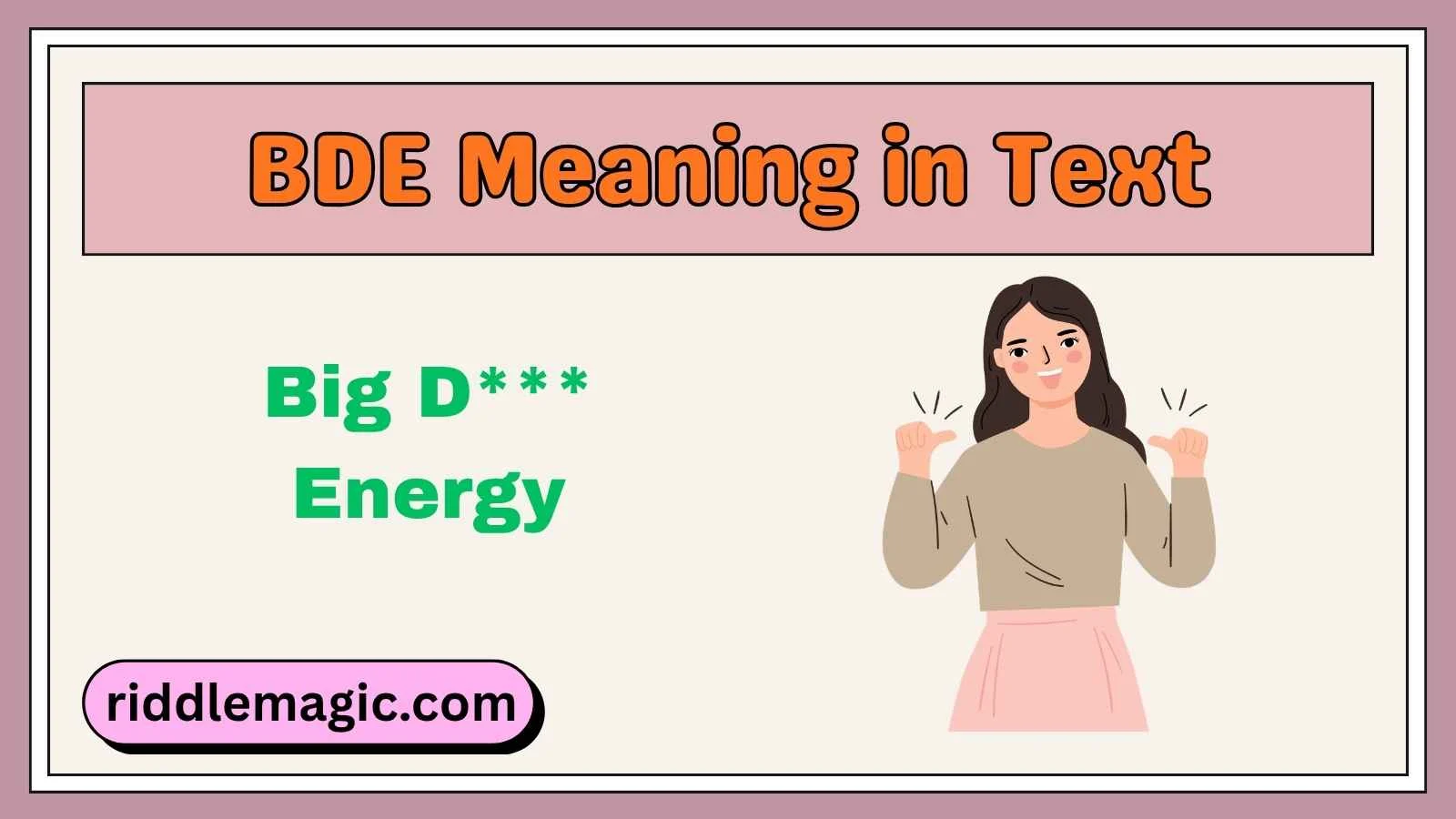 BDE meaning in text