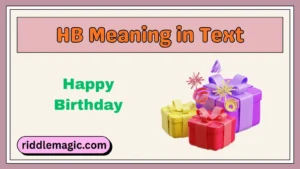 HB Meaning in Text