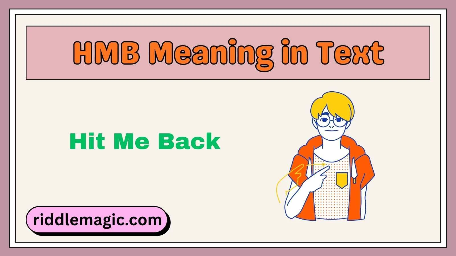 HMB Meaning in Text
