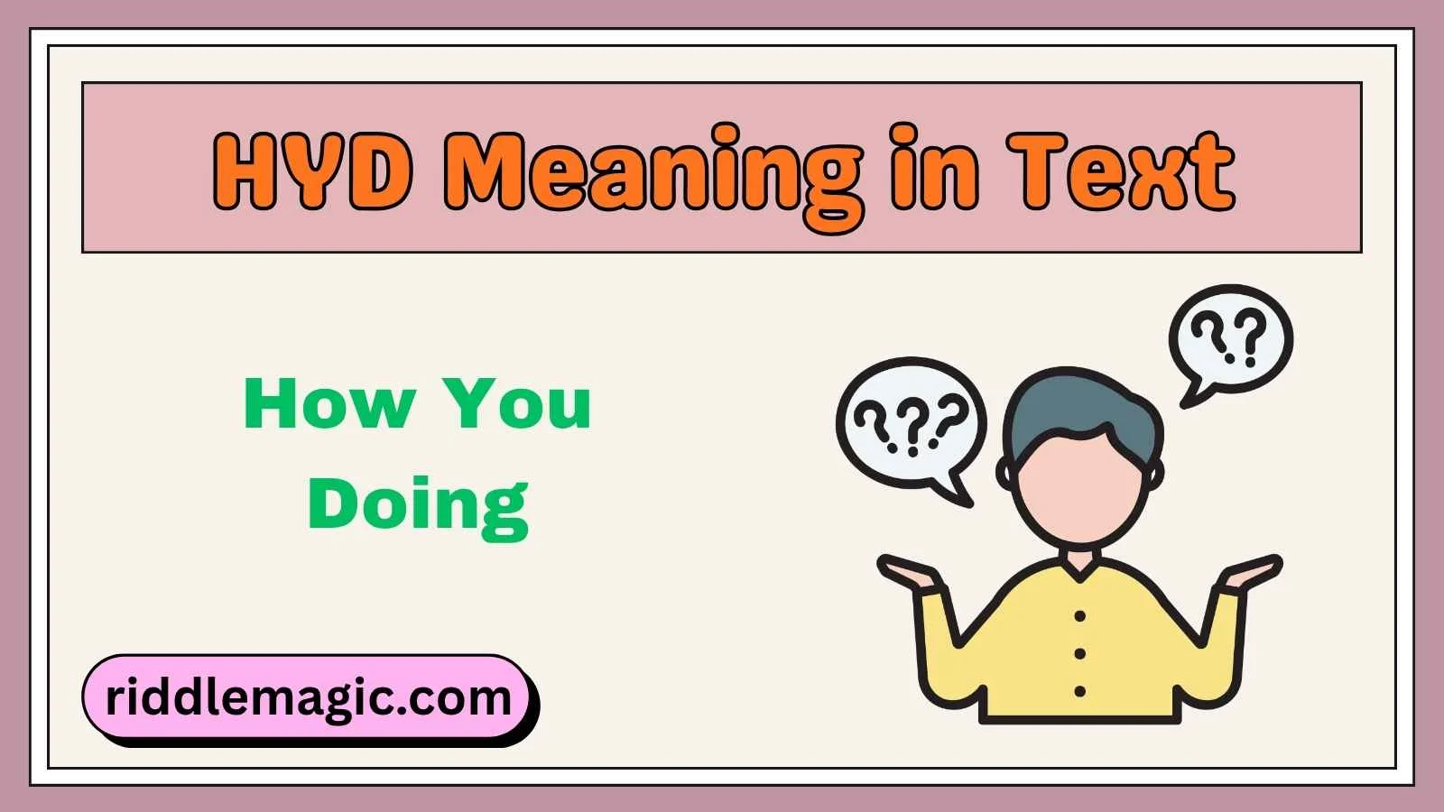 HYD Meaning in Text
