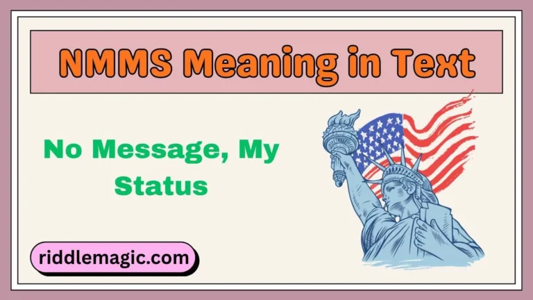 NMMS Meaning in Text