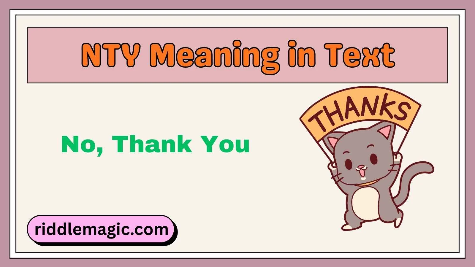 NTY Meaning in Text